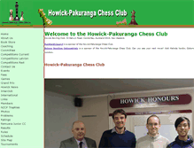 Tablet Screenshot of hpchessclub.org.nz